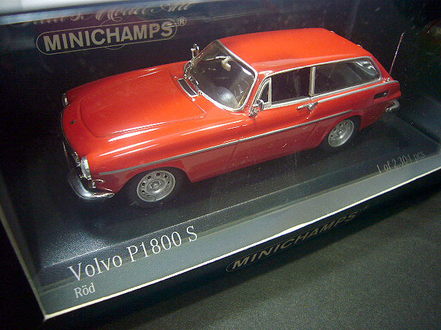 ◆1/43 ミニチャンプス 171615 ボルボ P1800 ES 1971 レッド◆拍卖
