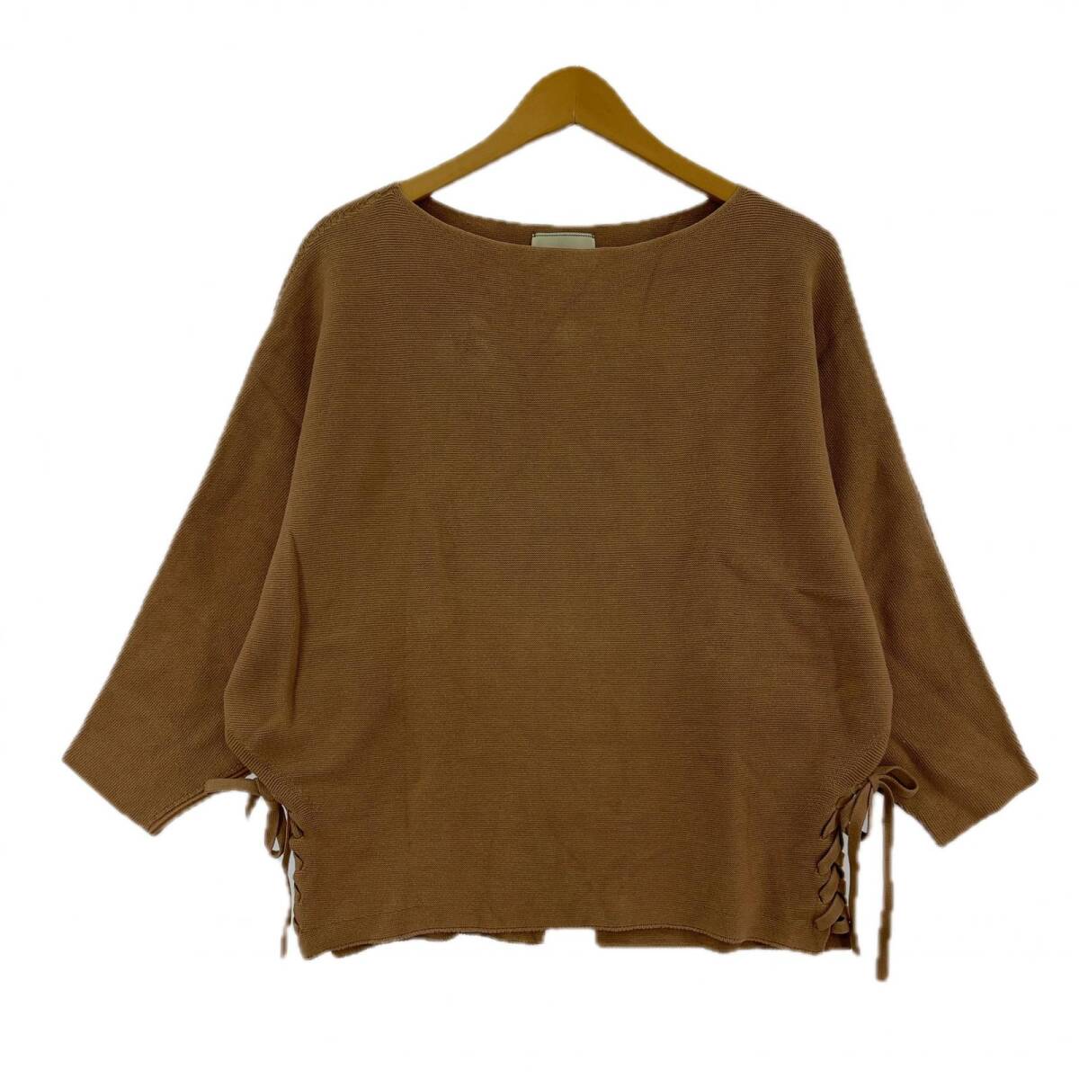 UNITED ARROWS TOKYO ユナイテッドアローズトウキョウ ドルマンスリーブ ニット size表記なし/ブラウン系拍卖