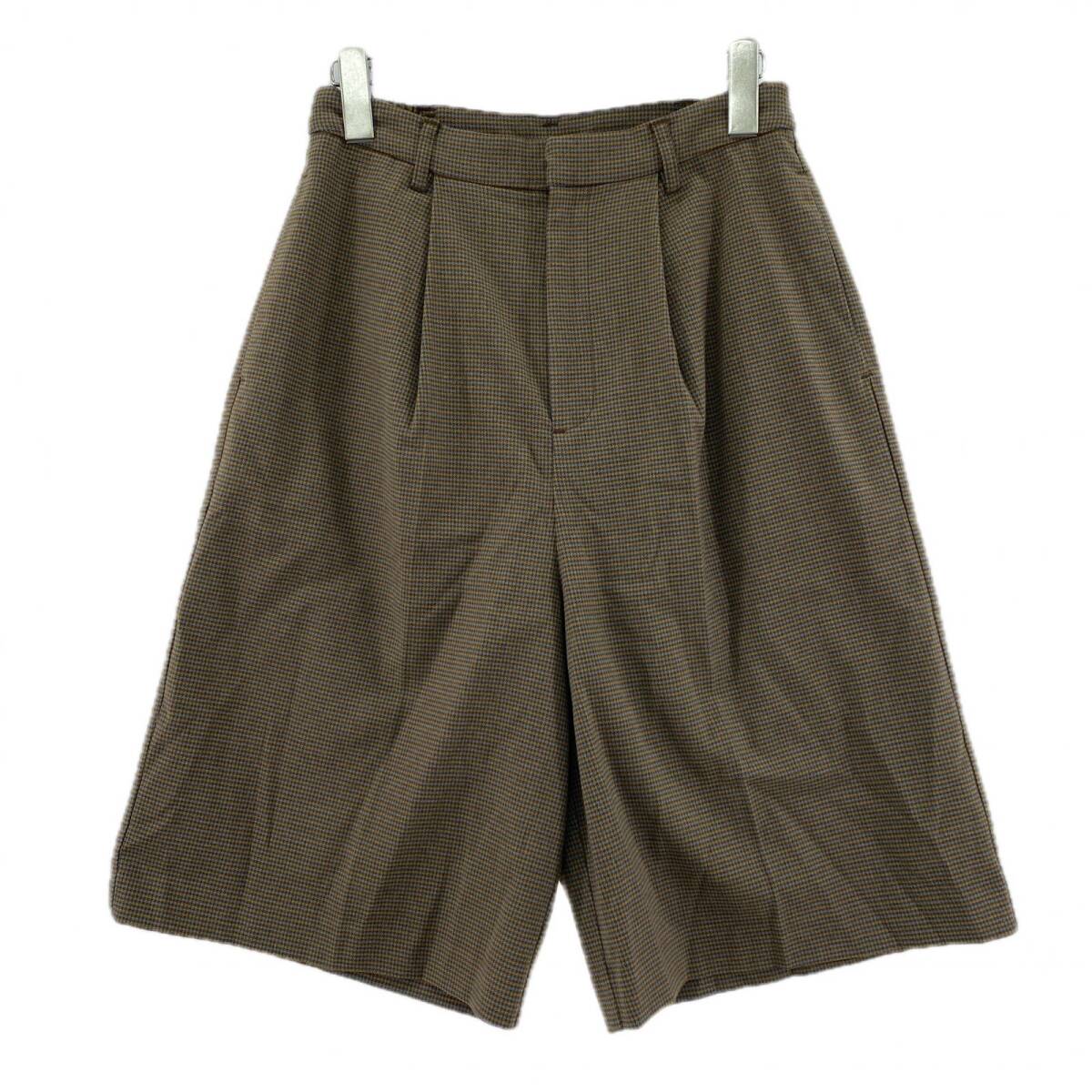 SENSE OF PLACE センスオブプレイス アーバンリサーチ タック パンツ sizeFree/ブラウン×ブルー拍卖