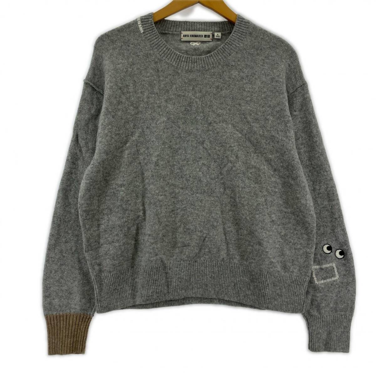 UNIQLO ユニクロ ×ANYA HINDMARCH アニヤハインドマーチ ニット sizeXL/グレー拍卖