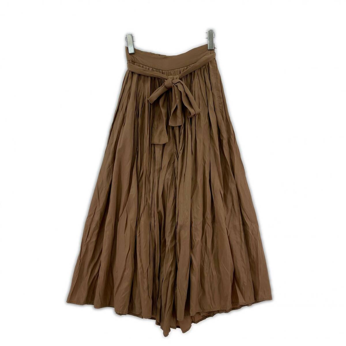 MERCURYDUO マーキュリーデュオ プリーツワイド パンツ sizeF/ブラウン系拍卖