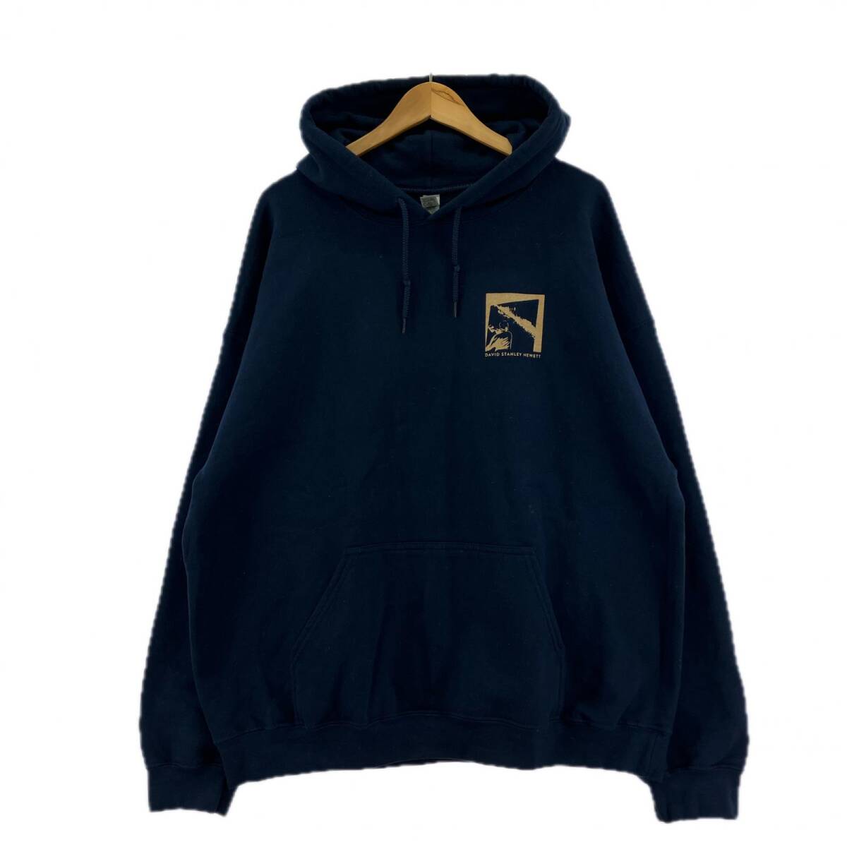 GILDAN ギルダン DAVID STANLEY HEWETT 裏起毛 プルオーバー パーカー sizeXL/ネイビー拍卖
