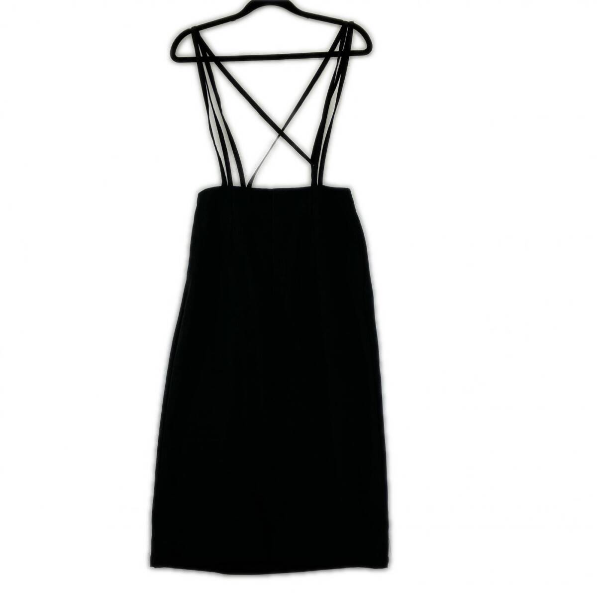 E hyphen world gallery イーハイフンワールドギャラリー ジャンパー スカート sizeF/ブラック ゆうパケットOK拍卖