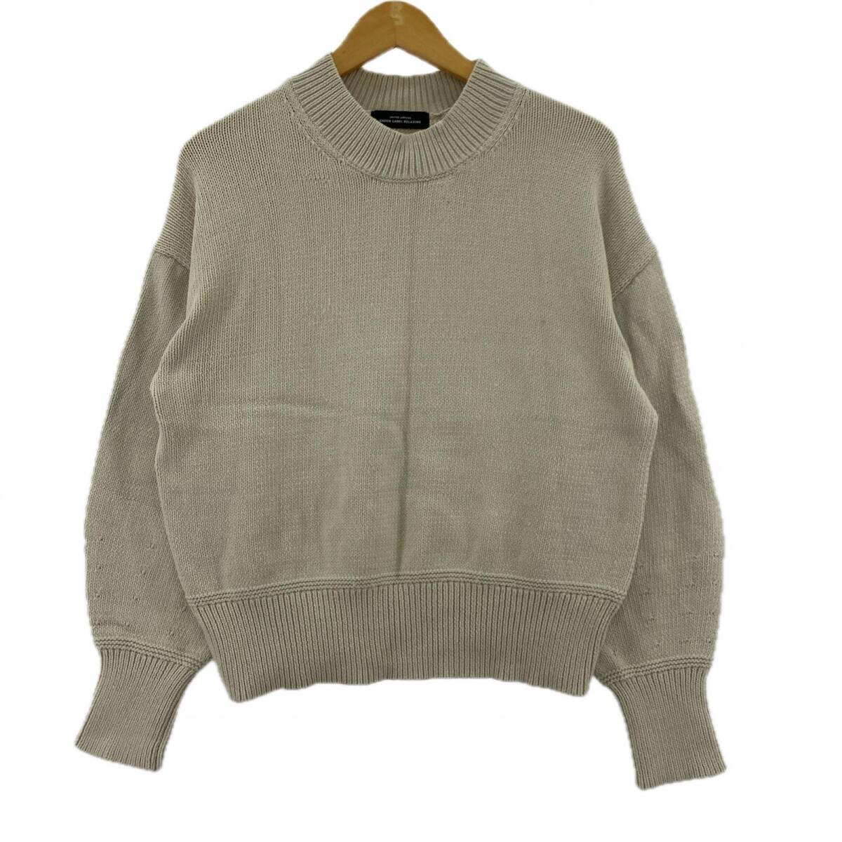 green label relaxingグリーンレーベルリラクシング ユナイテッドアローズ ニット size表記なし/ライトグレー拍卖
