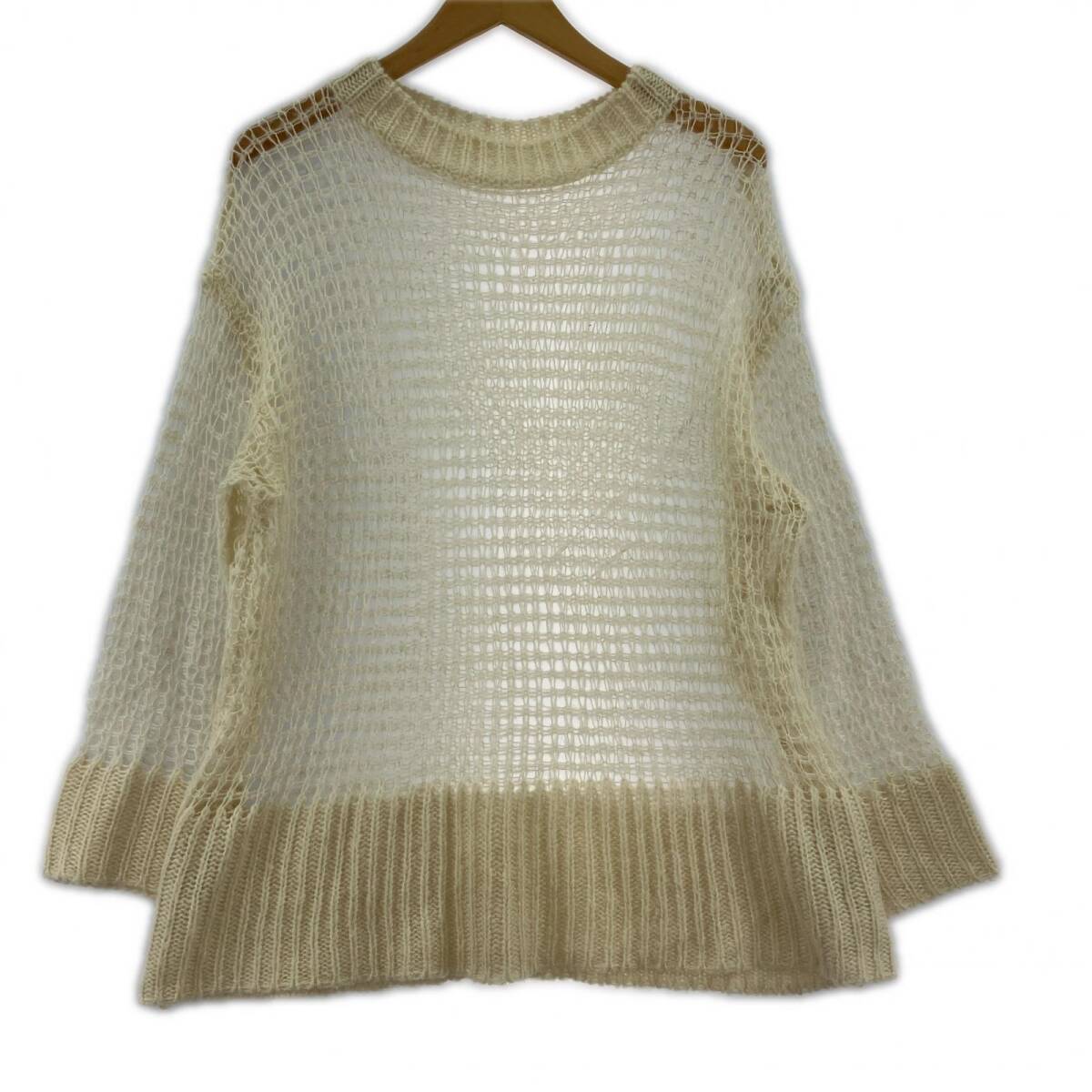 SENSE OF PLACE センスオブプレイス アーバンリサーチ メッシュ ニット sizeone size/オフホワイト拍卖