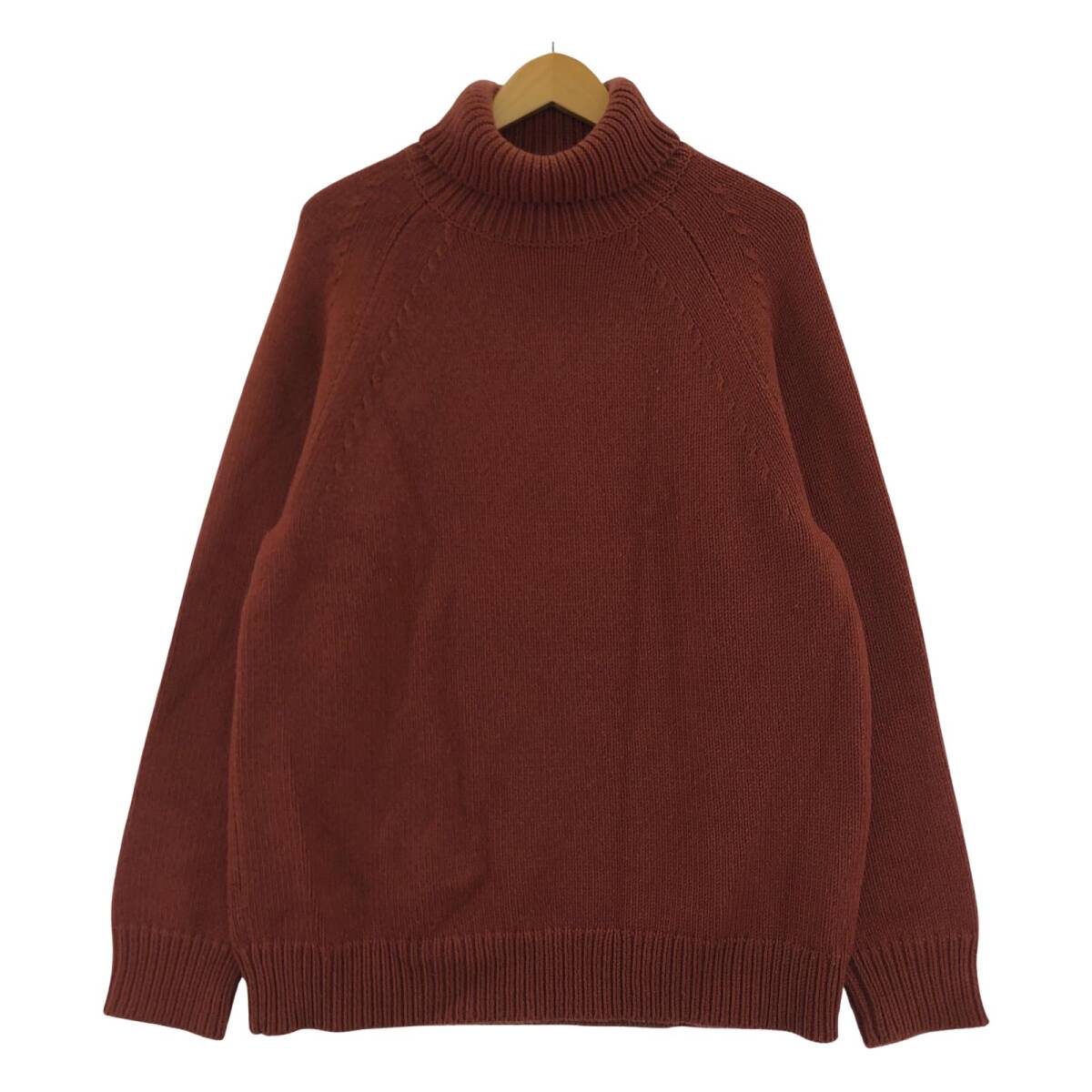 green label relaxing グリーンレーベルリラクシング ユナイテッドアローズ ハイネック ニット sizeXL/ブラウン拍卖