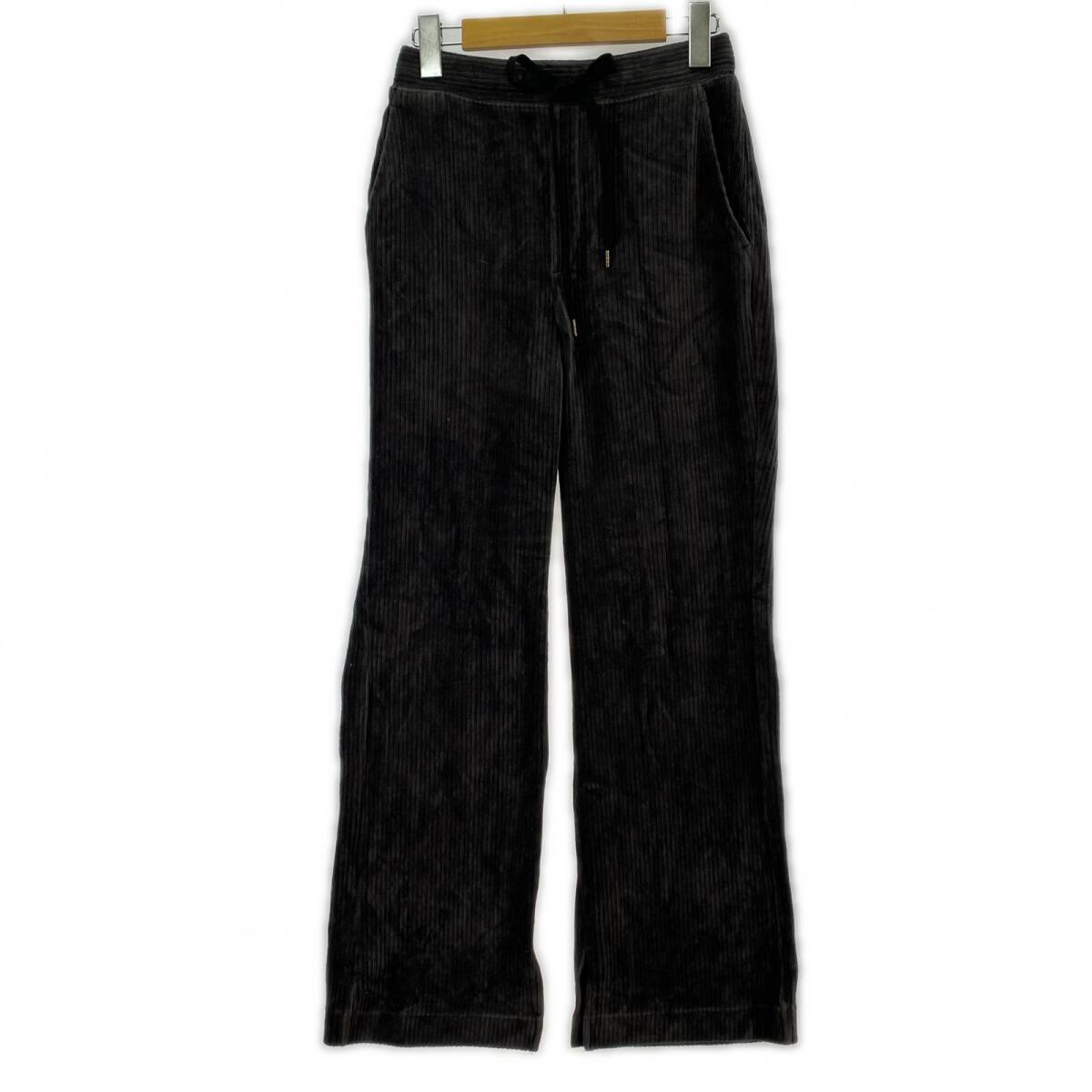 green label relaxing グリーンレーベルリラクシング コーデュロイ サイドスリット パンツ size38/グレー拍卖