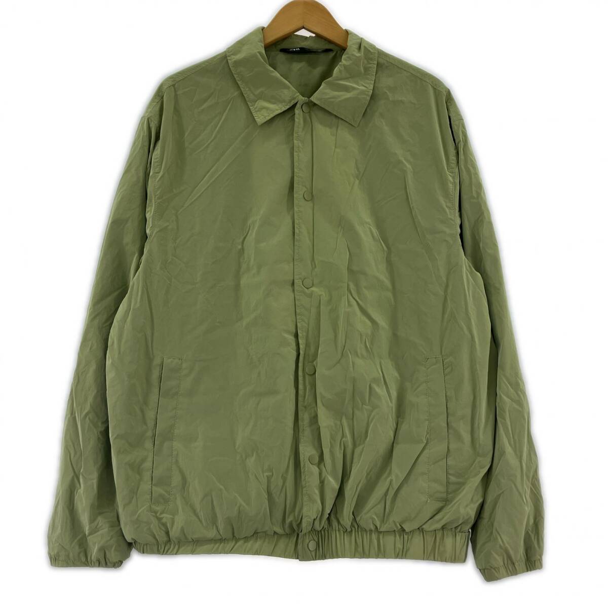ZARA ザラ ナイロンジャケット sizeEUR L/ライトグリーン ゆうパケットOK拍卖