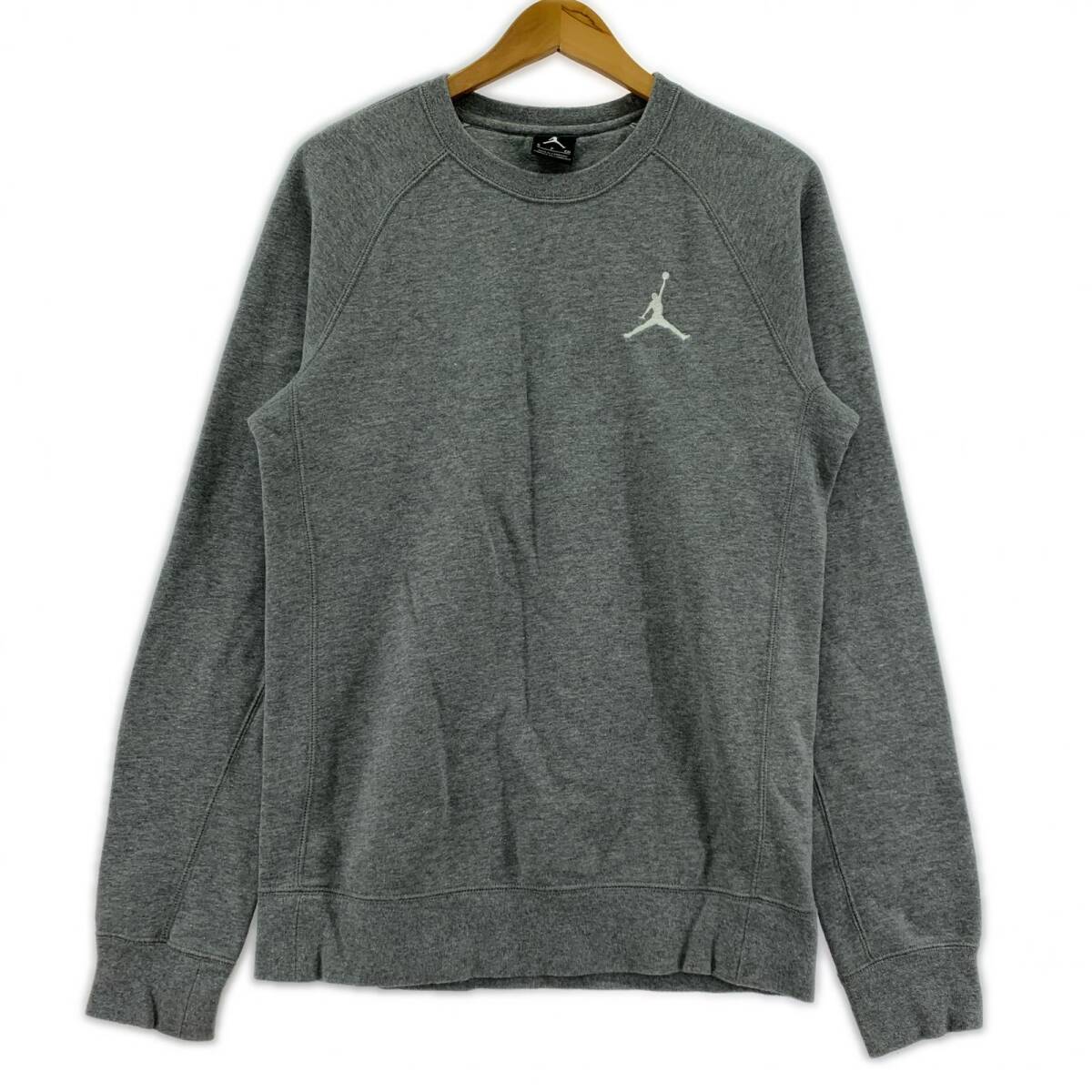 NIKE ナイキ 裏起毛 ロゴ刺繍 スウェット sizeS/グレー拍卖