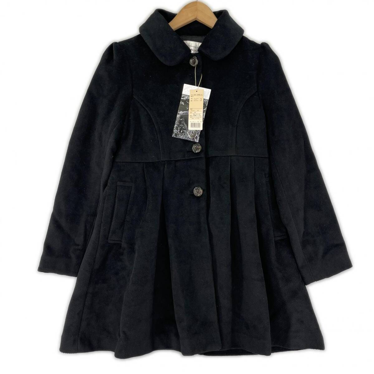 mysty woman ミスティウーマン タグ付き コート sizeM/ブラック拍卖