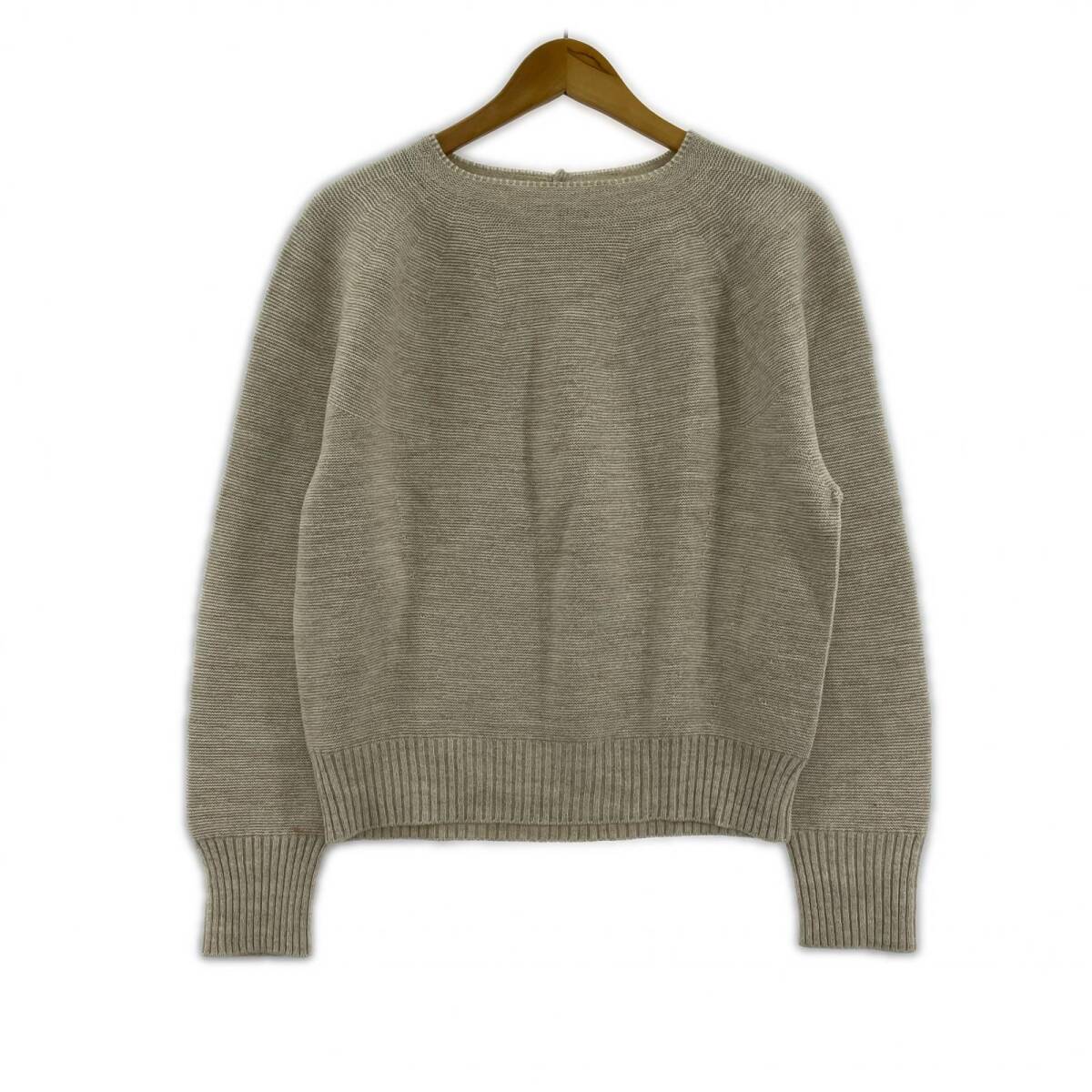 COUP DE CHANCE クードシャンス パール ラメ糸 ニット size38/ベージュ系拍卖