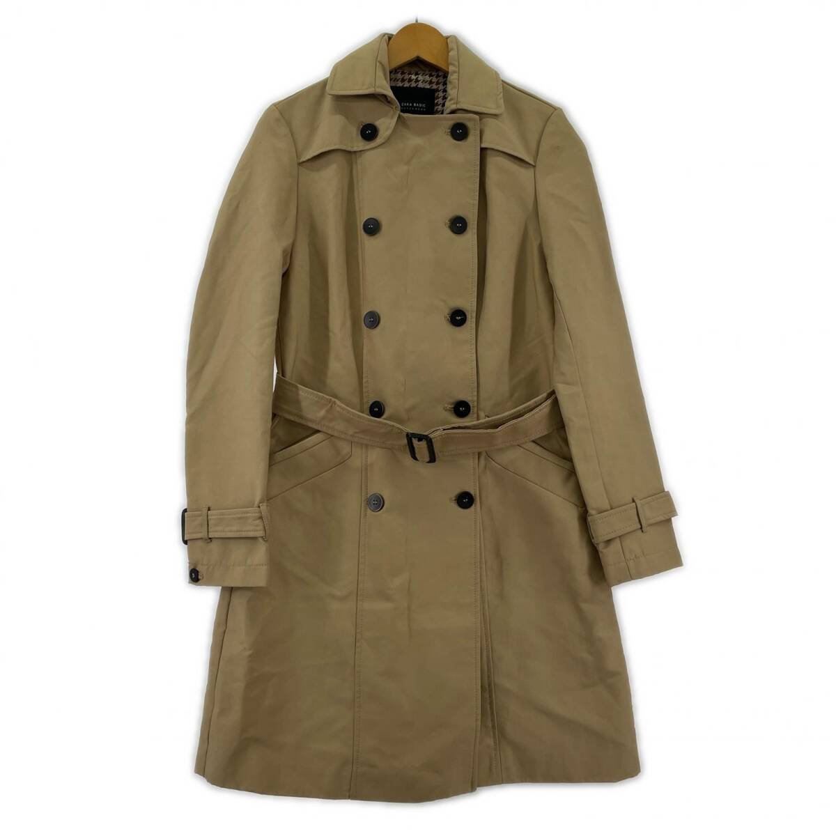 ZARA BASIC ザラ ベーシック トレンチコート sizeEUR XS/ベージュ拍卖