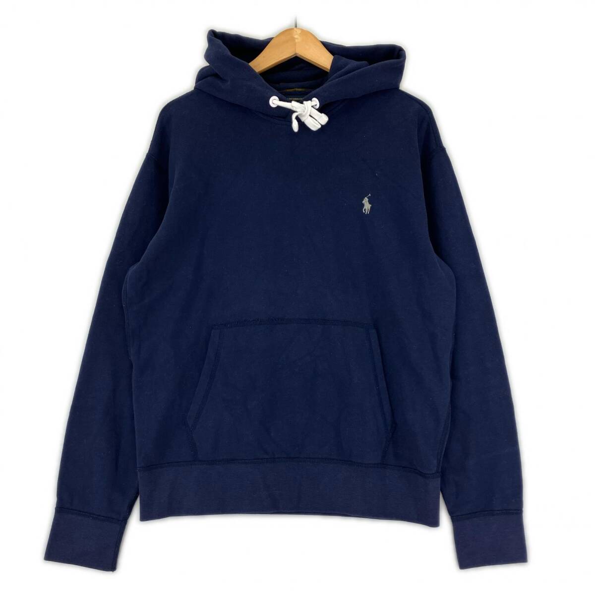 POLO RALPH LAUREN ポロラルフローレン 裏起毛 ワンポイント刺繍 パーカー sizeM/ネイビー拍卖