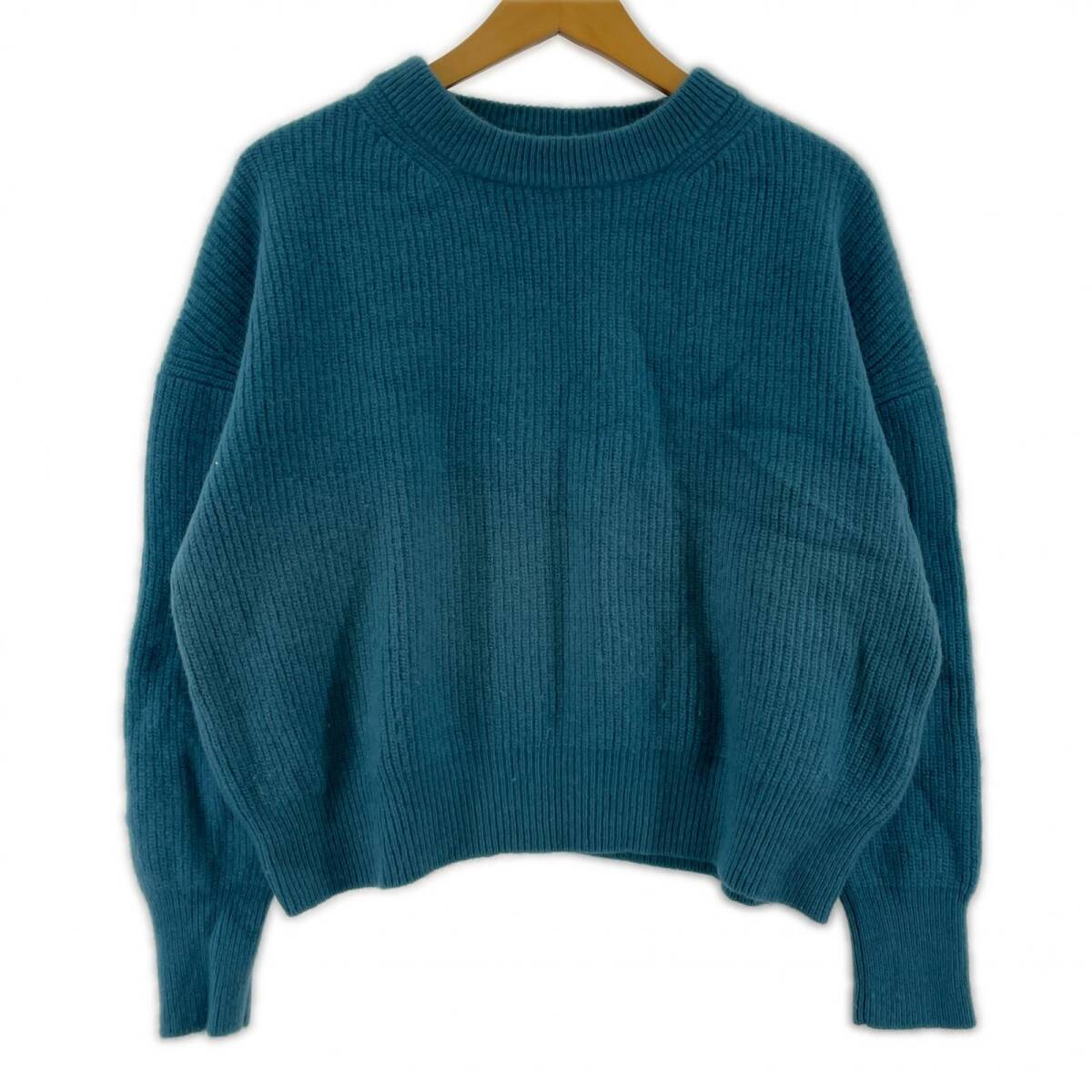UNTITLED アンタイトル ウール混 ニット size2LT/ブルー系拍卖