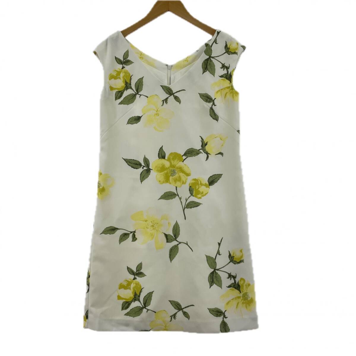 美品 MERCURYDUO マーキュリーデュオ タグ付き 花柄 ワンピース sizeF/ホワイト ゆうパケットOK拍卖