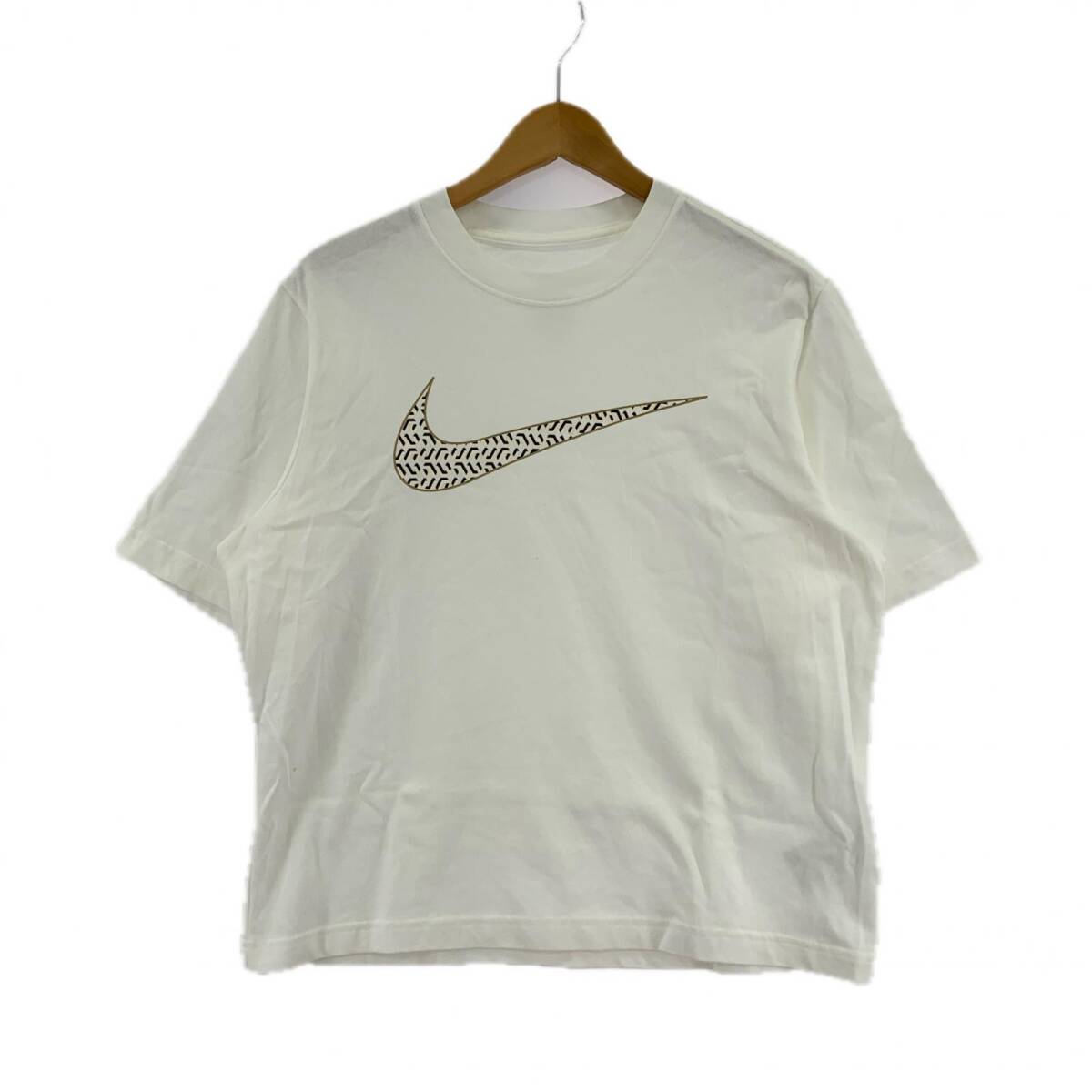 NIKE ナイキ LOOSE FIT ロゴプリント 半袖Tシャツ sizeM/オフホワイト ゆうパケットOK拍卖