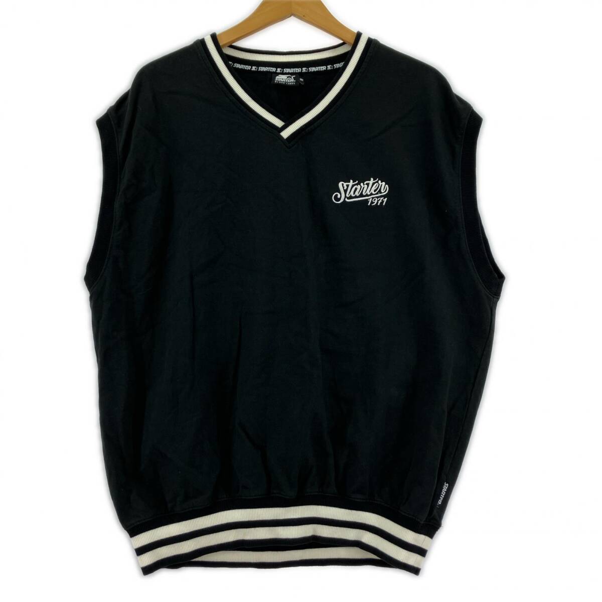 STARTER スターター ノースリーブ カットソー sizeM/ブラック拍卖