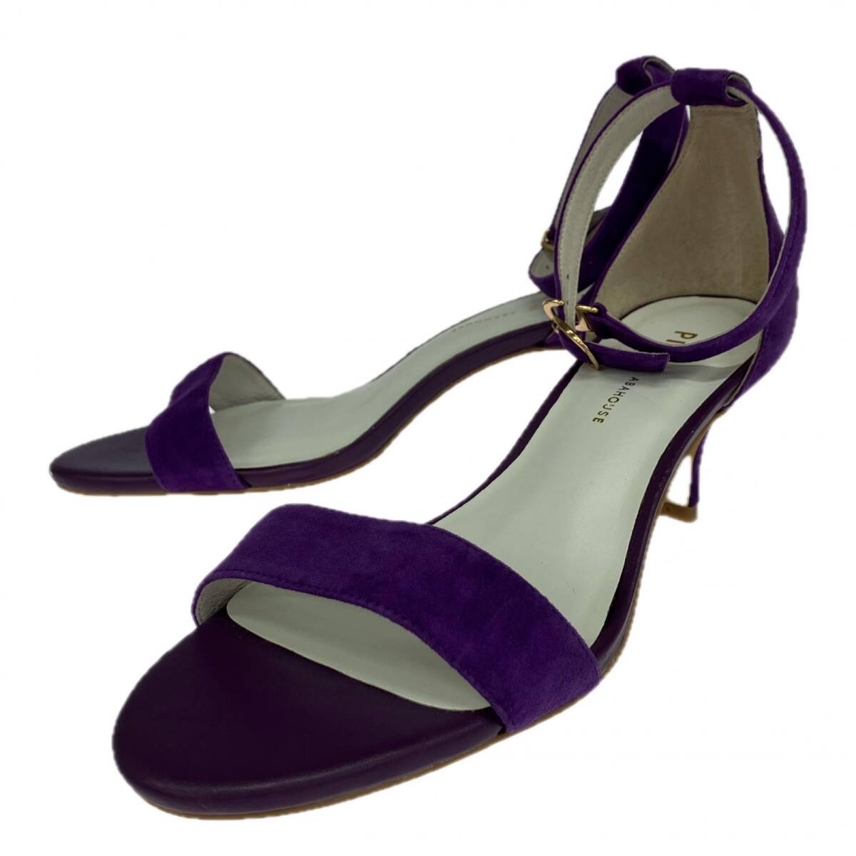 Piche Abahouse ピシェ アバハウス スエード ストラップ サンダル size39/パープル拍卖