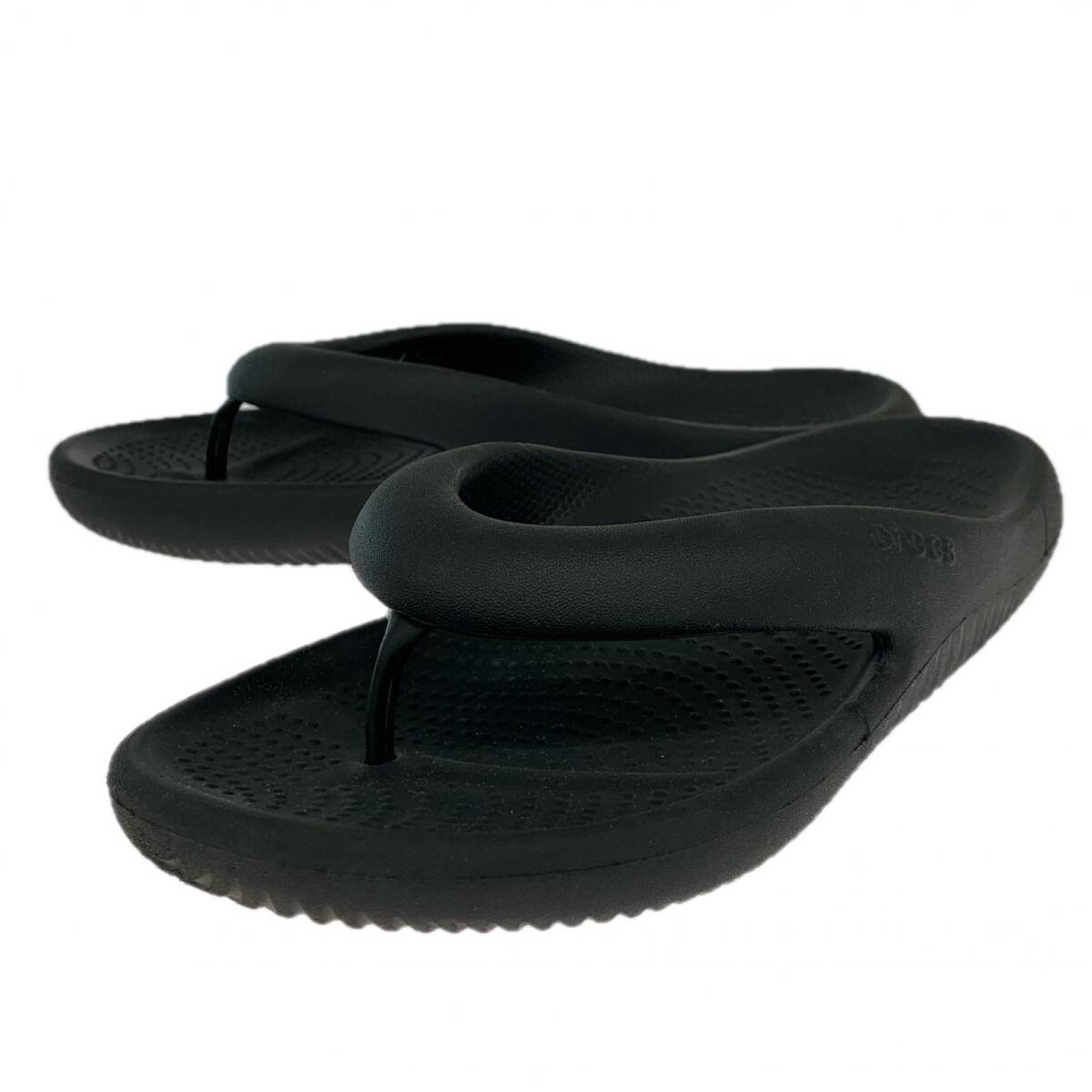 crocs クロックス サンダル sizeM7 W9/ブラック系拍卖