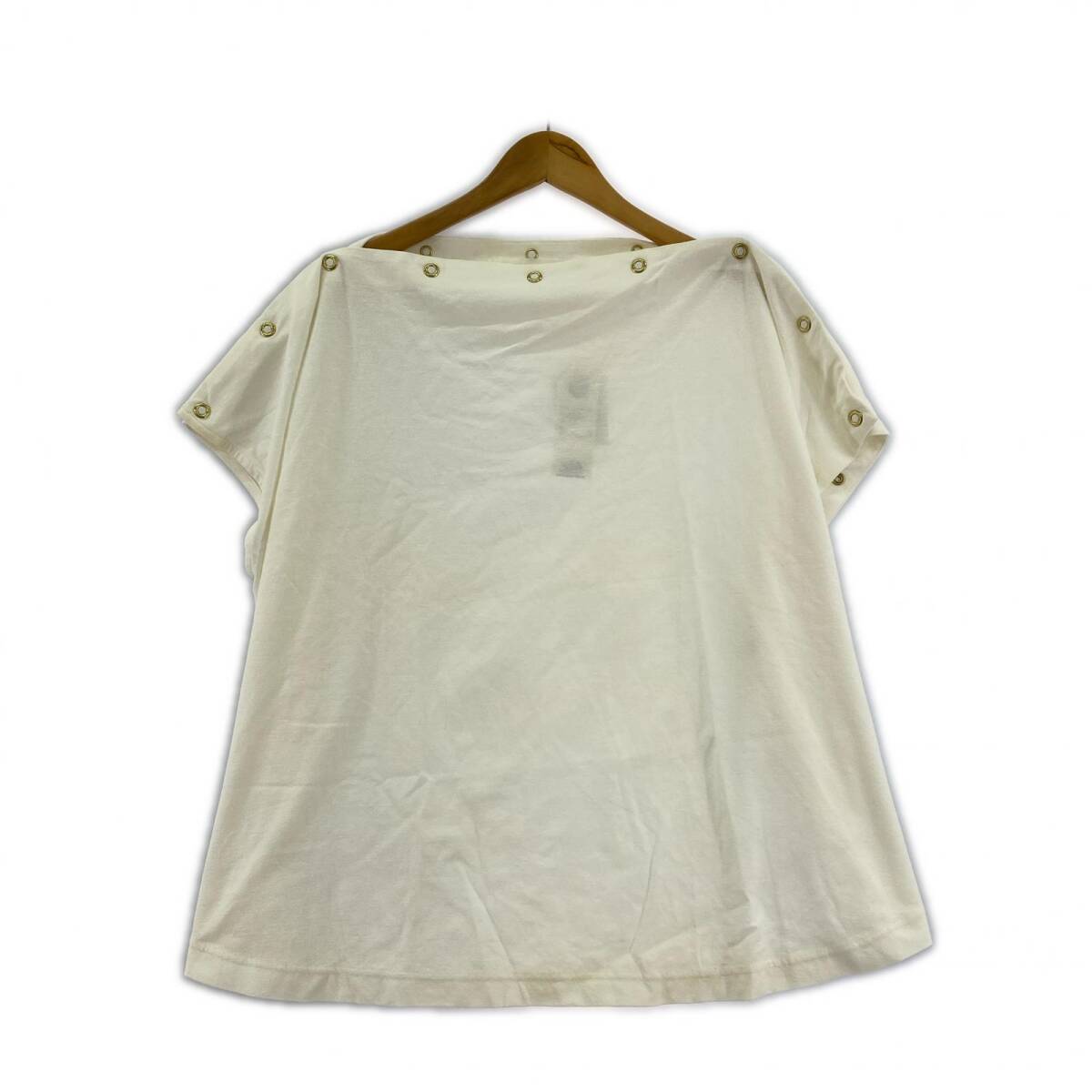 LAGUNAMOON ラグナムーン タグ付き リングドットマルチトップス カットソー sizeF/オフホワイト拍卖