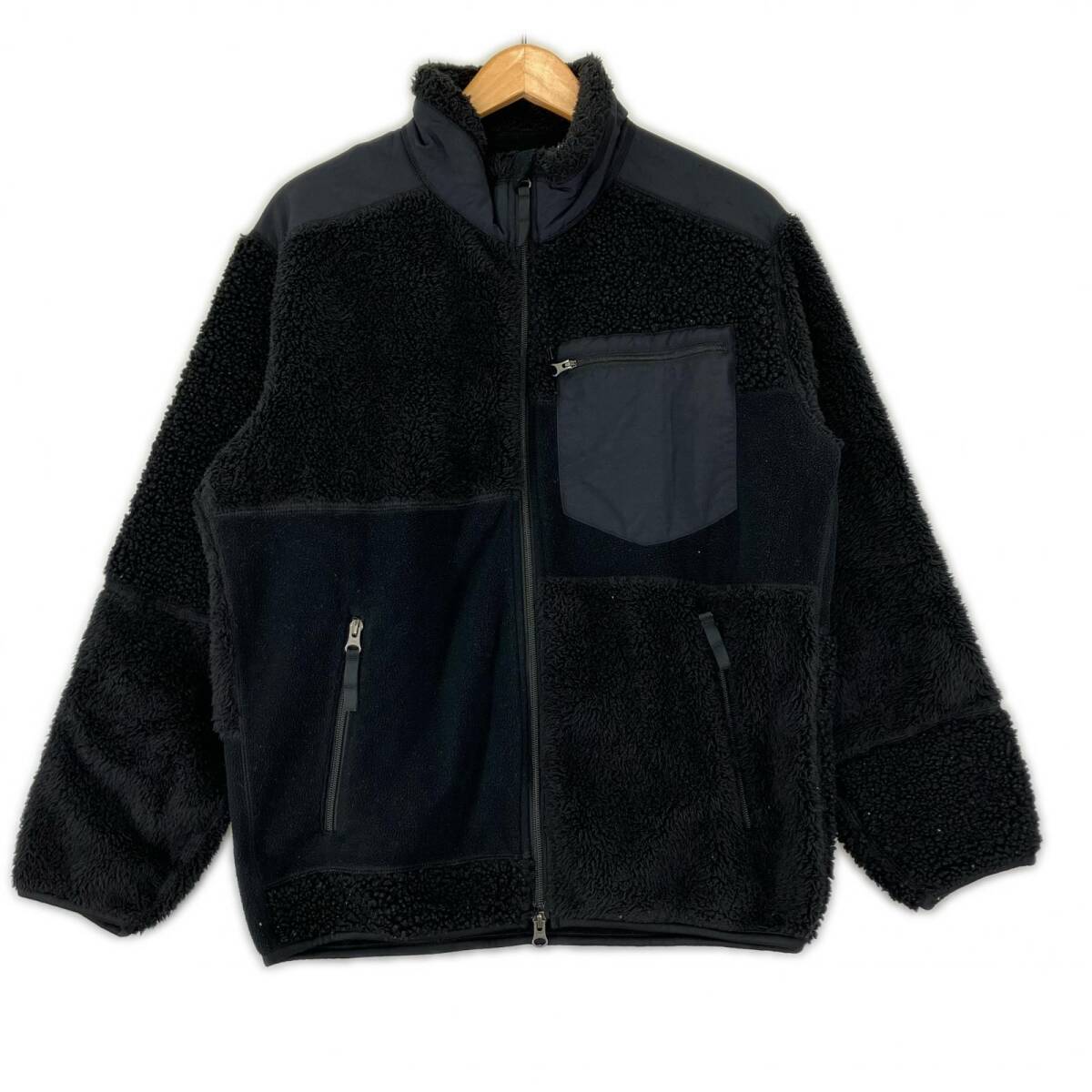 UNIQLO ユニクロ ×Engineered Garmentsボア ジャケット sizeS/ブラック拍卖