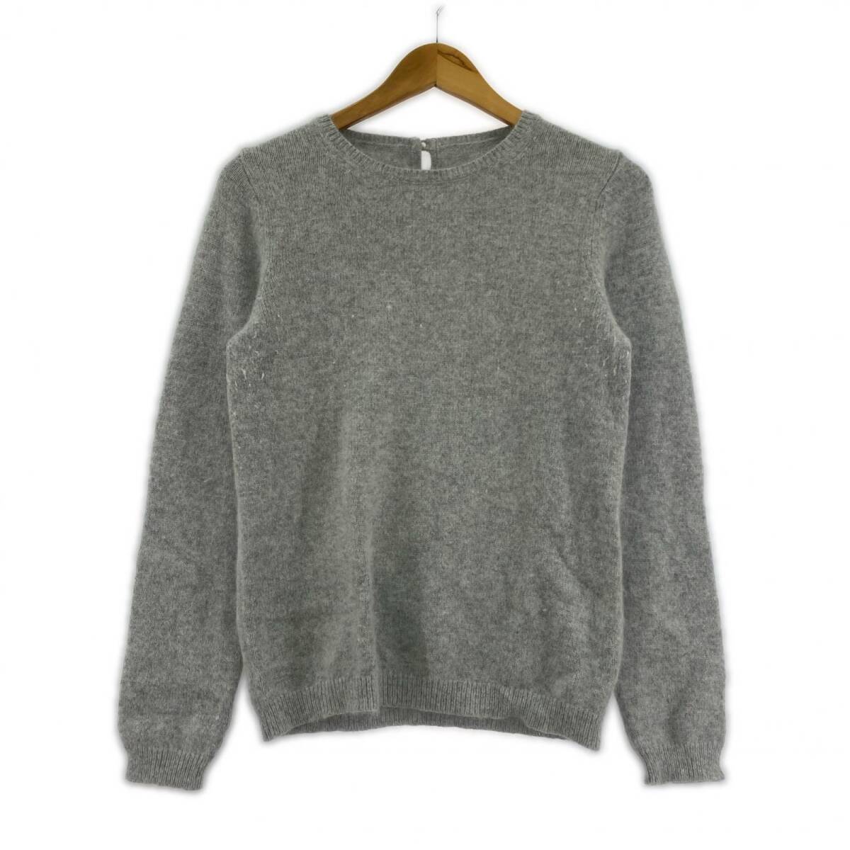 green label relaxing グリーンレーベルリラクシング アンゴラ混 クルーネック ニット size表記なし/グレー拍卖