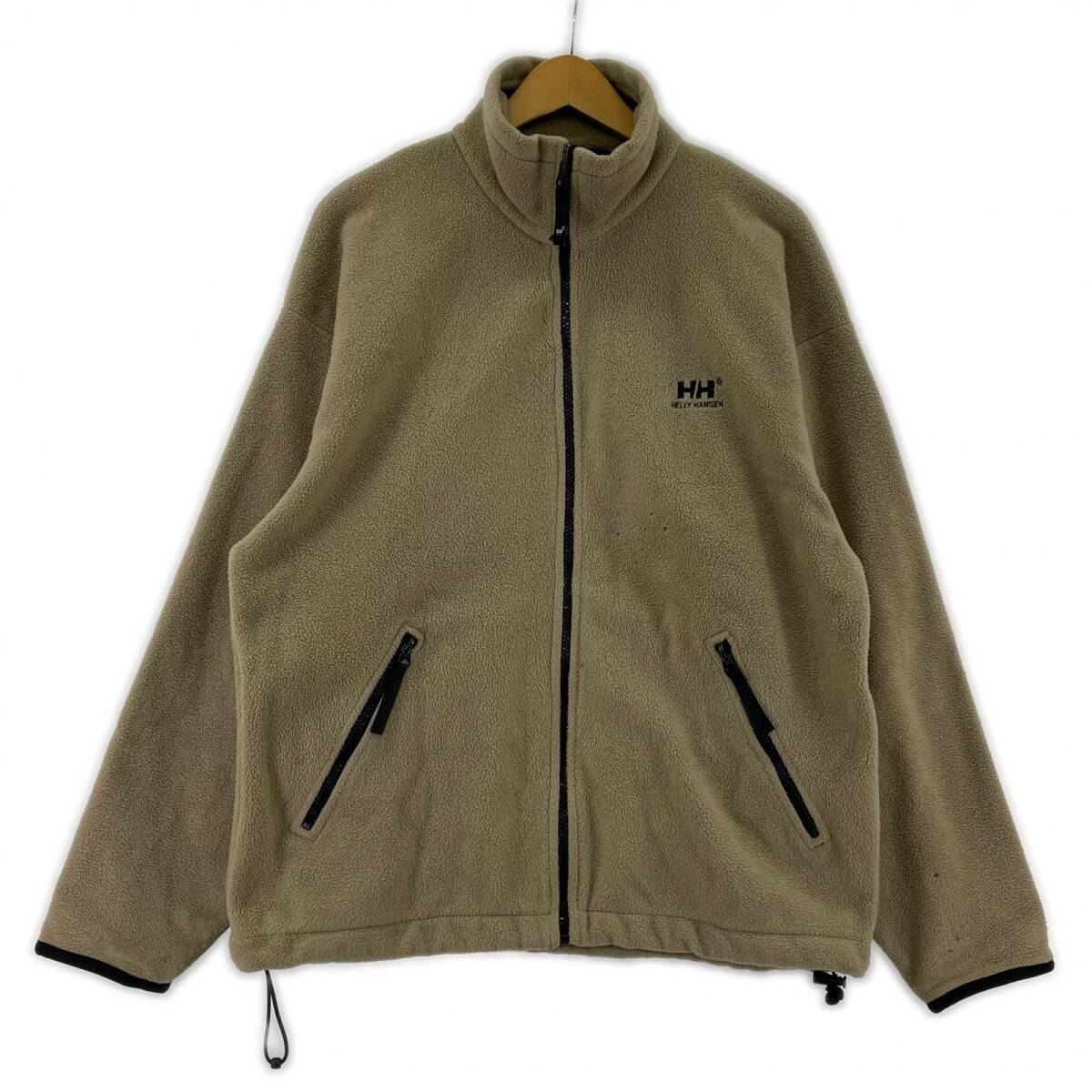 HELLY HANSEN ヘリーハンセン ジップアップ フリース ジャケット sizeS/P/ベージュ拍卖