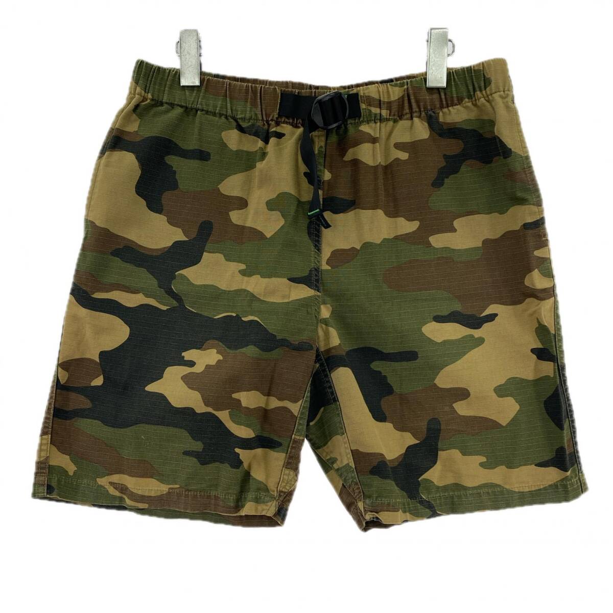 WILD THINGS ワイルドシングス カモフラージュ柄 ショート パンツ sizeM/ブラウン×カーキ ゆうパケットOK拍卖
