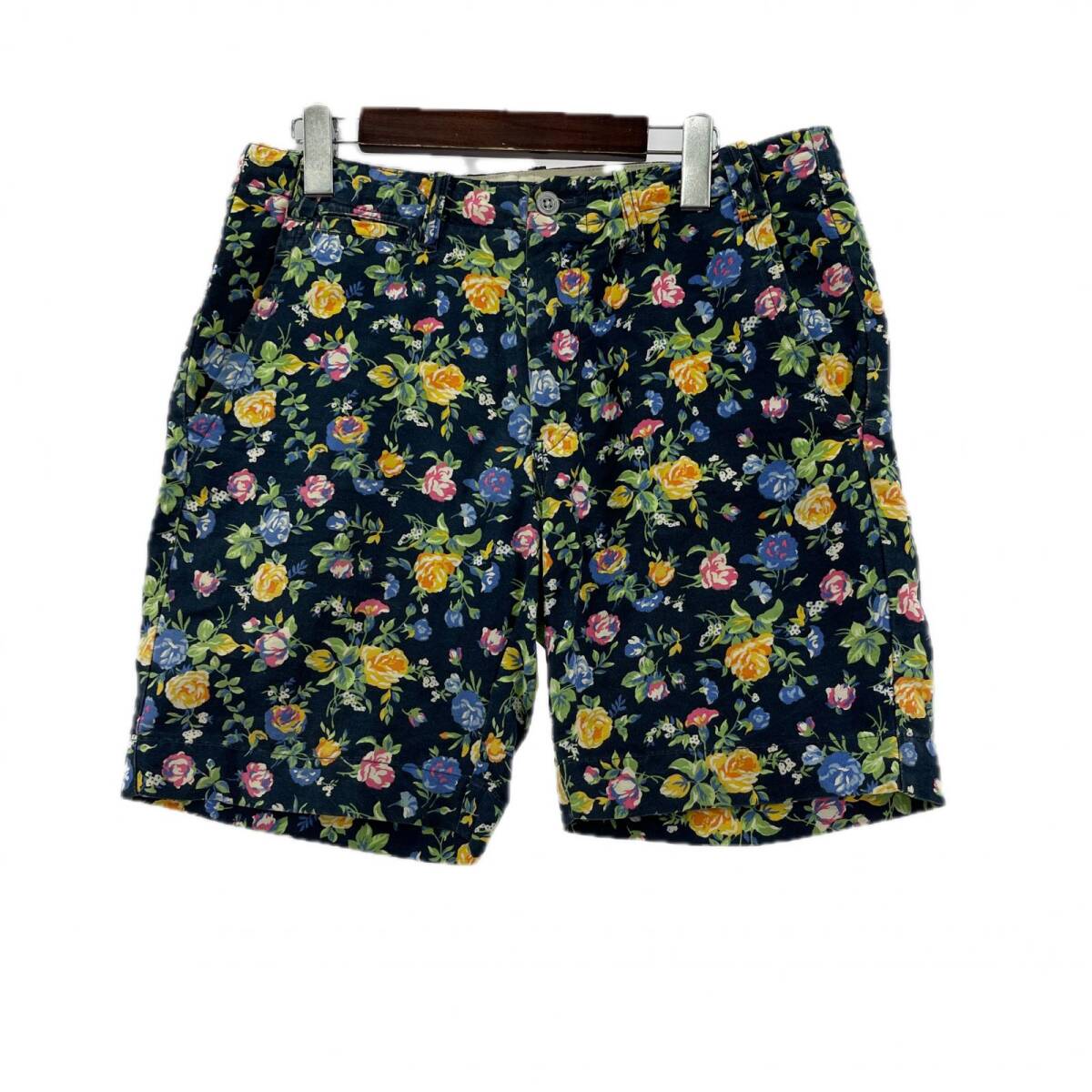 Polo by Ralph Lauren ポロバイラルフローレン フラワー ショート パンツ size32/ネイビー系拍卖