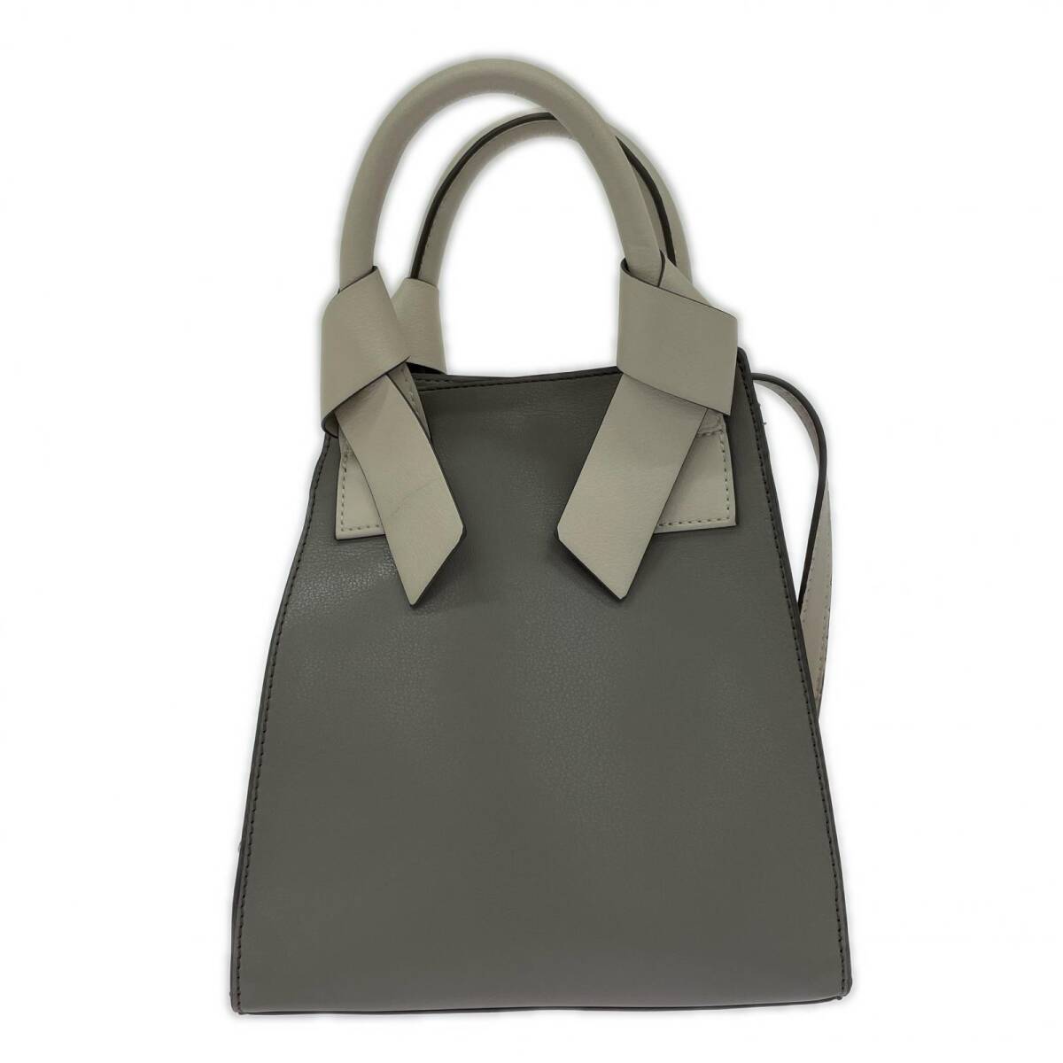 NATURAL BEAUTY BASIC ナチュラルビューティーベーシック 2way ショルダーバッグ/グレー×ピンク×ホワイト拍卖