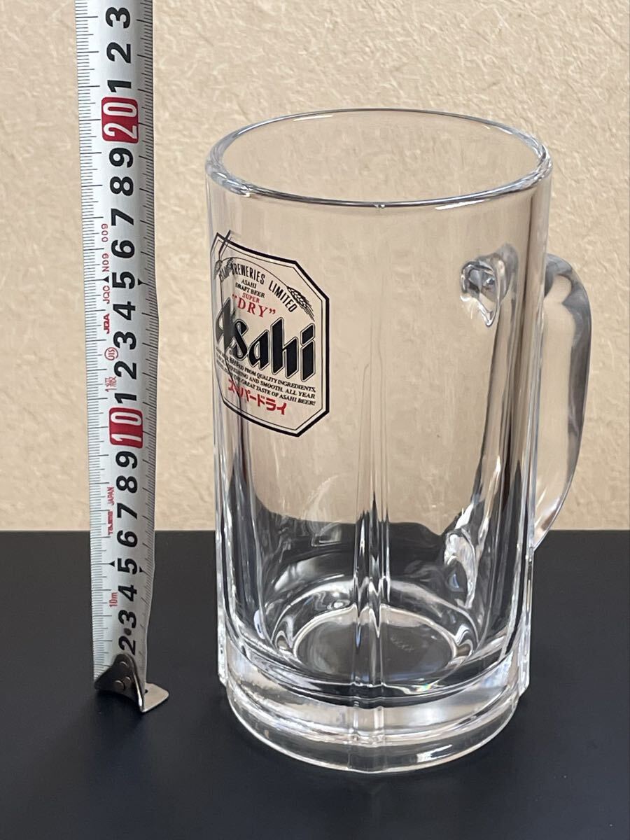 【未使用品】アサヒスーパードライ ビアジョッキ ガラス製 大ジョッキ 約1,000ml アサヒビール拍卖