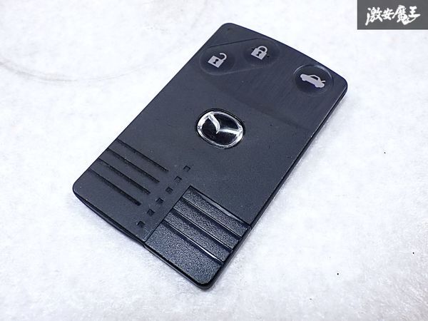 ★実動外し★ マツダ 純正 キーレス リモコンキー 単体 1個 3ボタン トランク 即納 棚Z-1拍卖