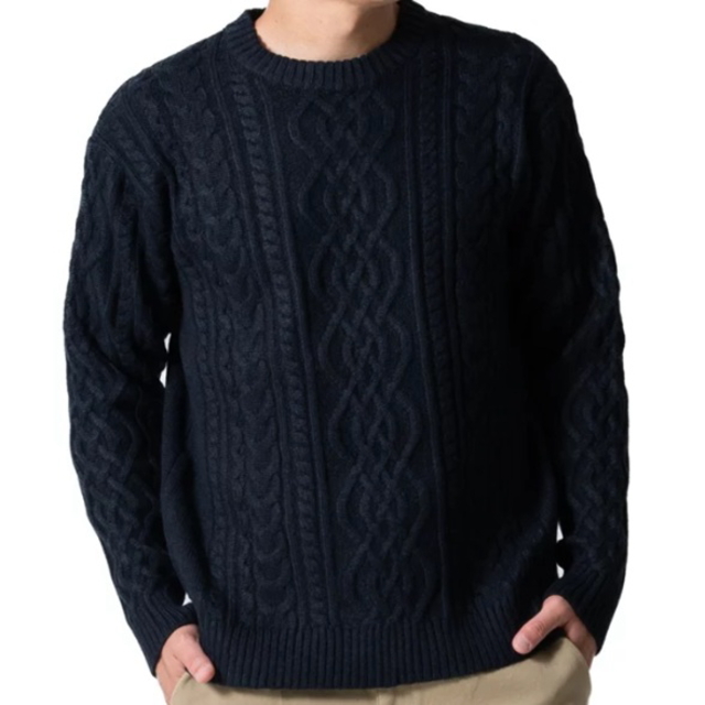 新品タグ付き EDDIEBAUER メンズ用 セーター Sサイズ ブラック エディバウアー 冬物 衣類/ 514678在★4拍卖