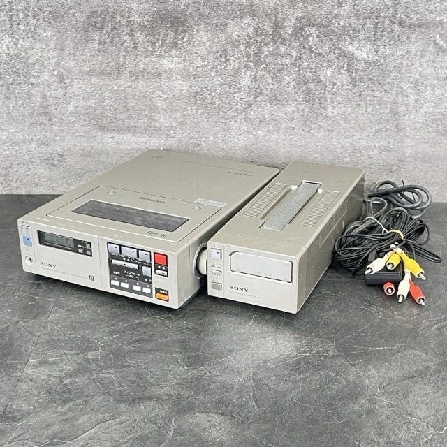 ビデオカセットレコーダー 【中古】ジャンク SONY ソニー Betamax SL-F1 AC-F1 ACパワーアダプターセット ベータマックス / 514709拍卖
