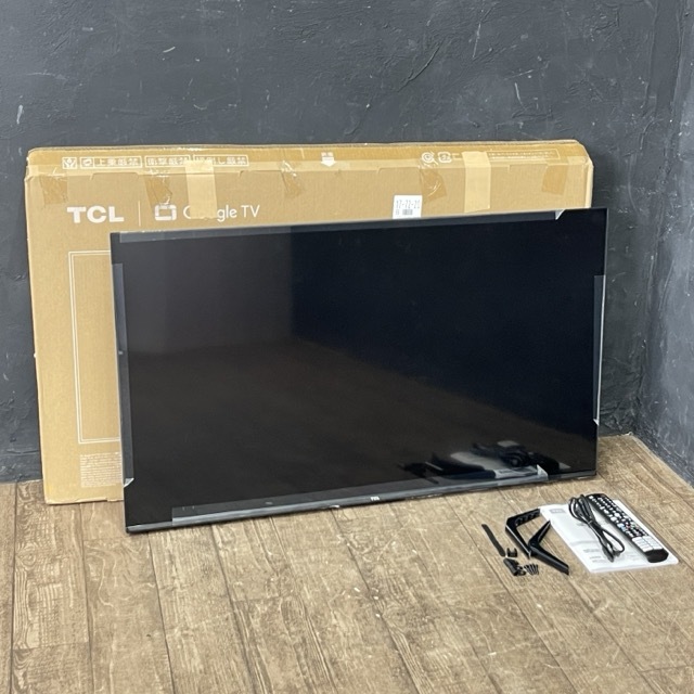 美品 43V型 液晶カラーテレビ 【中古】動作保証 TCL 43T6C Alexa対応/音声検索/Wチューナー HVAパネル 2025年製 111032 / 23225拍卖