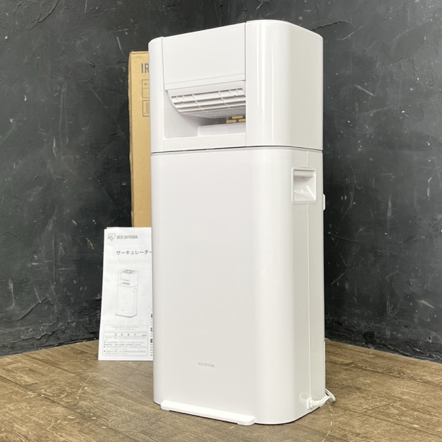 美品 アイリスオーヤマ サーキュレーター付き 衣類乾燥除湿機 【中古】 動作保証 IJD-I50-WH 2025年製 デシカント式 111060 / 23260拍卖
