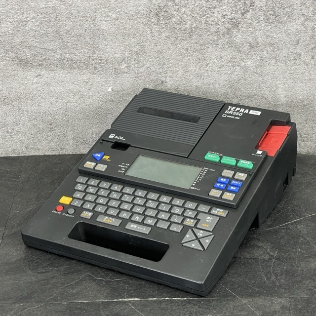 KINGJIM TEPRAPRO SR550 【中古】動作保証 キングジム テプラプロ ラベルライター 黒 アダプタ欠品/514817拍卖