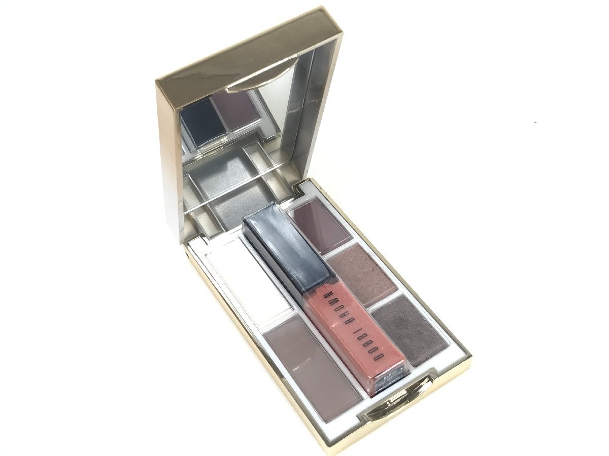 満量 ボビイブラウン BOBBI BROWN ミニ アイ&リップパレット 5色 アイシャドウ/リップグロス ブラウンカラー KES-1888拍卖