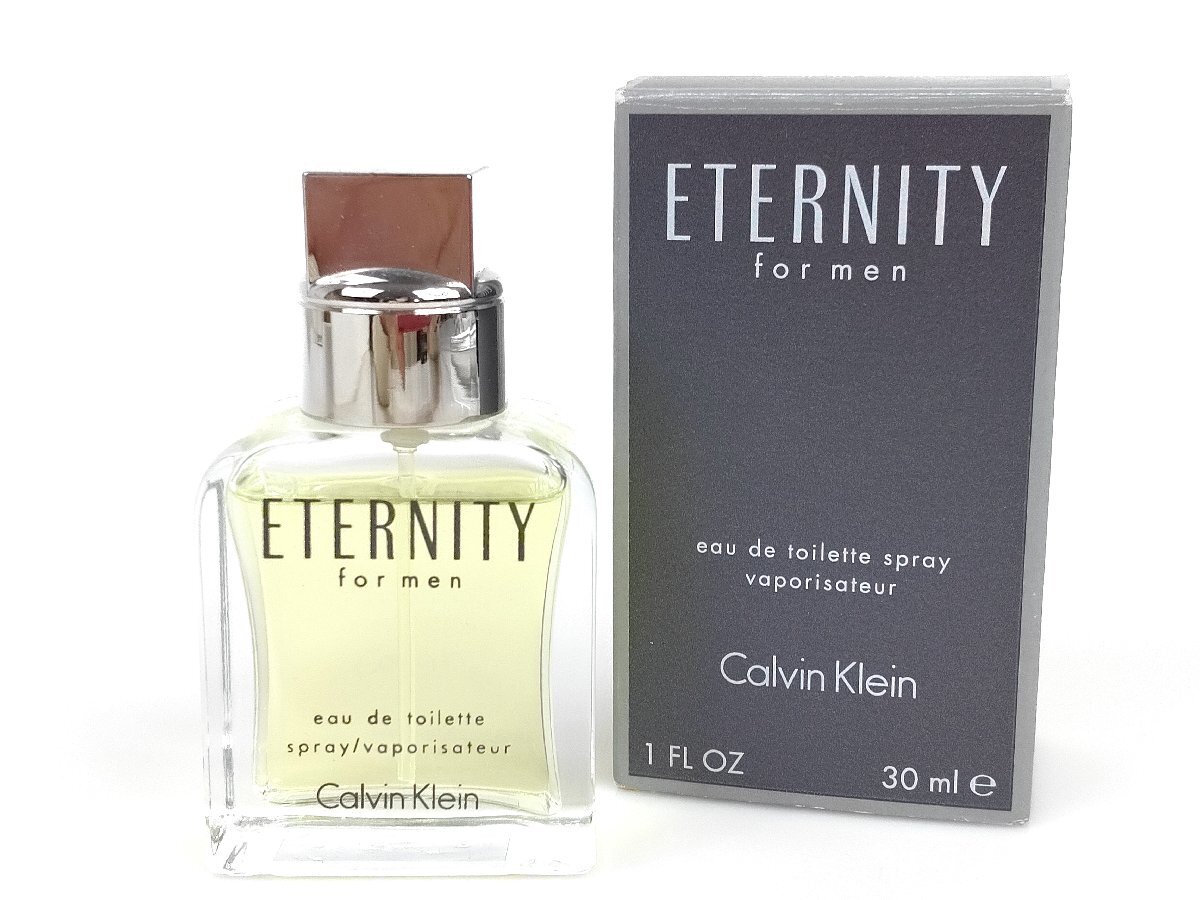 残多 カルバンクライン Calvin Klein ETERNITY for MEN エタニティ フォーメン オードトワレ スプレー 30ml 残量:9割 YK-6915拍卖