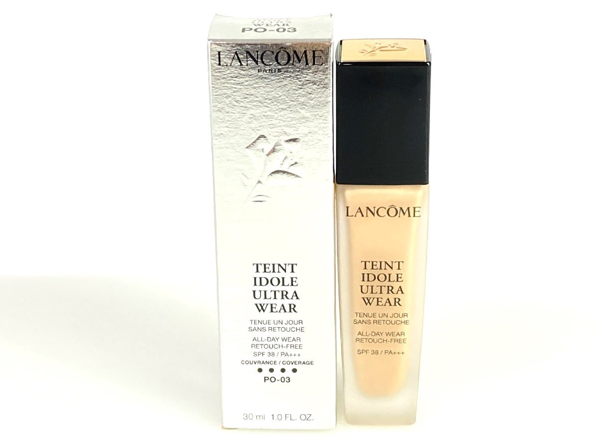 ランコム LANCOME タン イドル ウルトラ ウェア リキッド ファンデーション #PO-03 30ml KES-2936拍卖