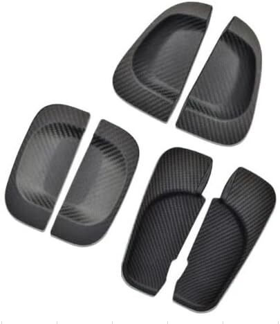 ★新品★ ハイエース レジアスエース 200系 1型2型 3型 4型 5型 6型 7型 ドアハンドル プロテクター ブラックカーボン拍卖