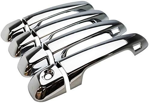 ★新品★ ランドクルーザー プラド 150系 200系後期 ドアハンドルカバー メッキ スマートキー対応 8個セット拍卖