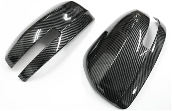 ★新品★ ルークス デイズ EKワゴン デイズルークス サクラ ドアミラー サイドミラーカバー ブラックカーボン調拍卖