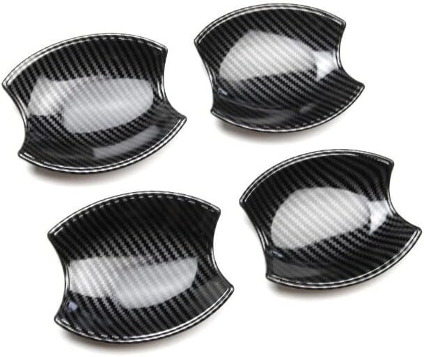 ★新品★ ノート E13 ドアハンドルプロテクター ブラックカーボン 調 4個セット拍卖