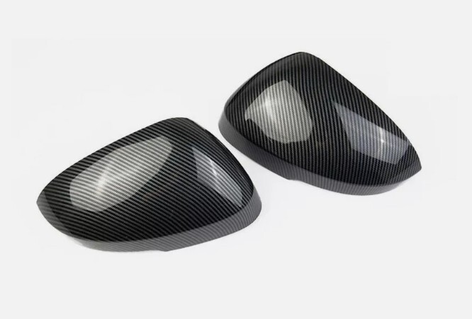 ★新品★ アウトランダー ドアミラー カバー PHEV GN0W GN系 ブラックカーボン 調 OUTLANDER拍卖