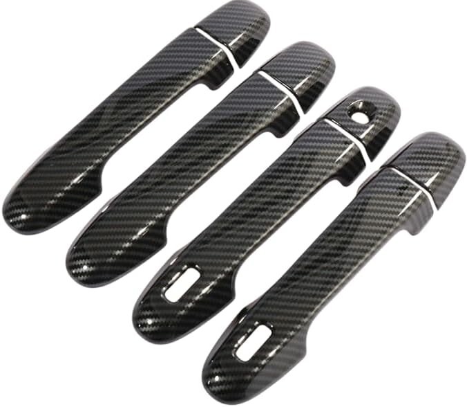 ★新品★ アクア NHP 10系 ヴィッツ 130系 フォレスター SK系 ドアハンドルカバー ブラックカーボン 調拍卖