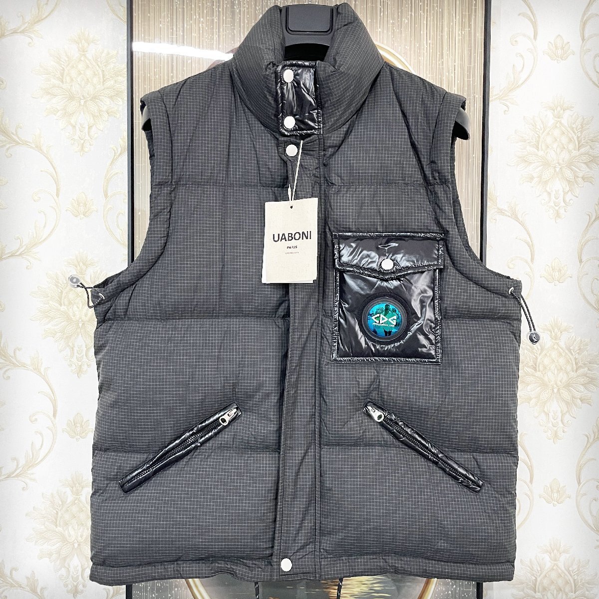 枚数限定EU製&定価10万◆UABONI*Paris*ダウンベスト*ユアボニ*パリ発◆高品質グースダウン90% 撥水加工 ジャケット マウンテンパーカ 2XL拍卖