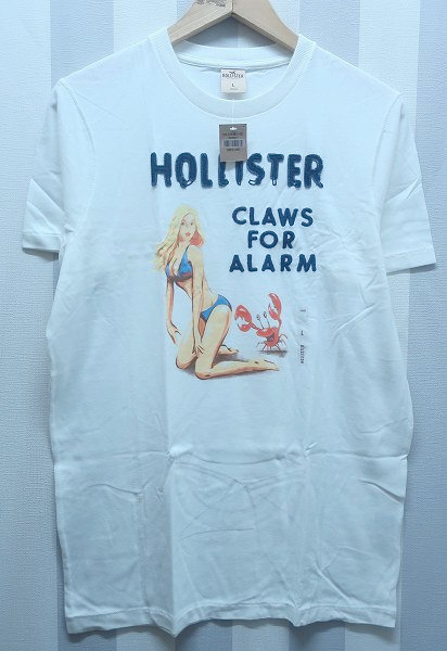 2-3146B/未使用品 HOLLISTER 半袖Tシャツ ホリスター 送料200円 拍卖