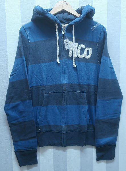 2-3120B/未使用品 HOLLISTER ユーズド加工スウェットジップパーカー ホリスター拍卖