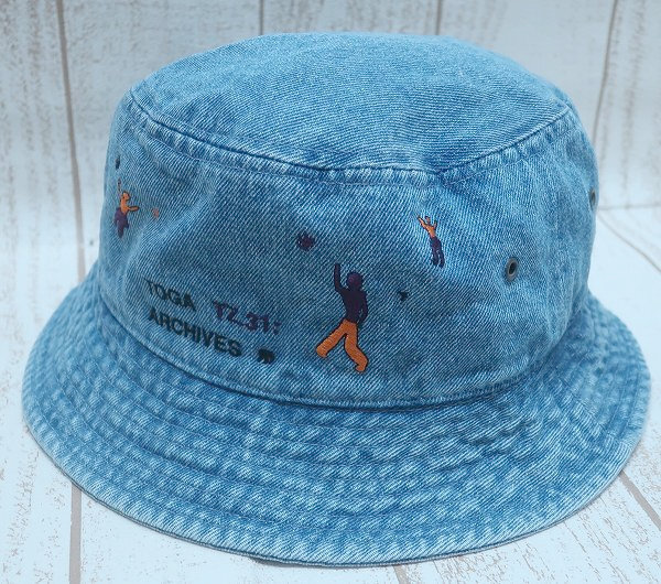 6-7315A/TOGA ARCHIVES 刺繍デニムバケットハット トーガ アーカイブス 送料200円拍卖